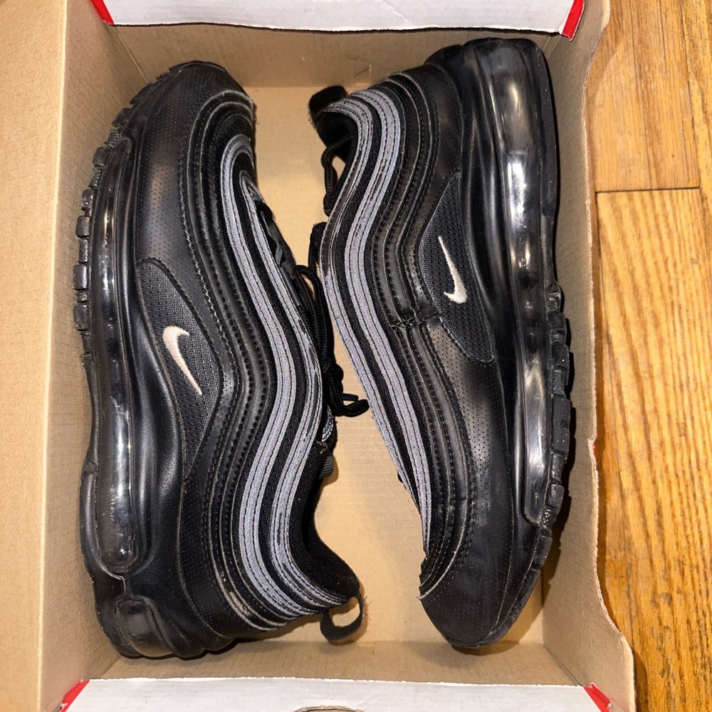 Nike Air Max Black Terry Cloth  Athletic Shoes